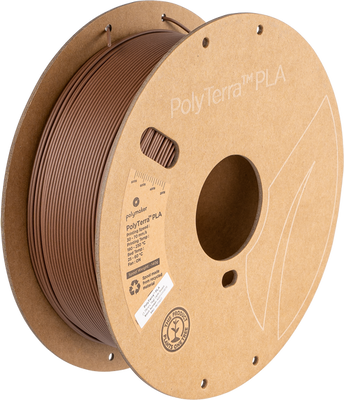 Filament, plastic for 3D printing Polymaker PolyTerra™ PLA, Earth Brown, 1 kg