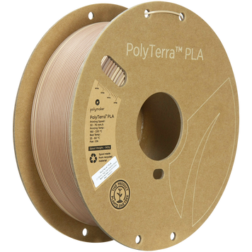 Filament, plastic for 3D printing Polymaker PolyTerra™ Dual-Gradient PLA, Wood, 1 kg