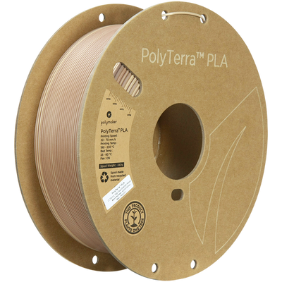 Polymaker PolyTerra™ Dual-Gradient PLA, Wood, 1 кг — коричневий філамент, пластик для 3д-друку PA04031 фото