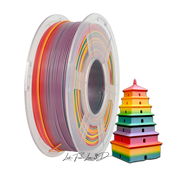 Filament, plastic for 3D printing SUNLU PLA, Rainbow 01, 1 kg