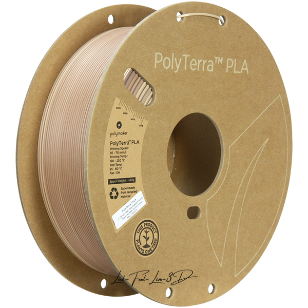 Polymaker PolyTerra™ Dual-Gradient PLA, Wood, 1 кг — коричневий філамент, пластик для 3д-друку PA04031 фото