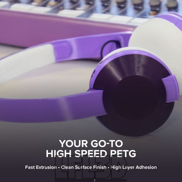 Polymaker&trade; PETG Dark Purple, 1 кг &mdash; темно-фіолетовий філамент, пластик для 3д-друку PB05019 фото