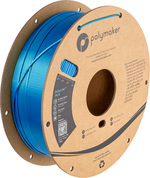 Polymaker PolyLite™ Dual Silk PLA, Caribbean (Silk Blue / Silk Green), 1 кг — градієнтний філамент, пластик для 3д-друку PA03025 фото