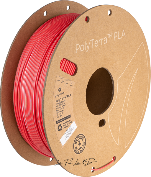 Filament, plastic for 3D printing Polymaker PolyTerra™ Dual PLA, Flamingo (Pink-Red), 1 kg