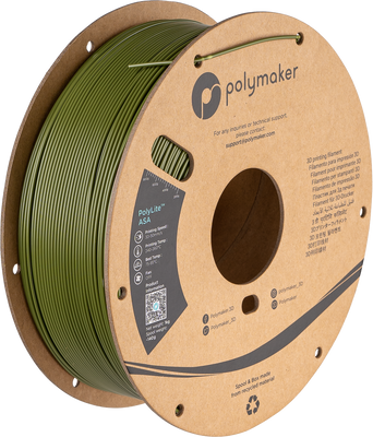 Polymaker PolyLite™ ASA, Army Green, 1 кг — філамент, пластик для 3д-друку PF01009 фото