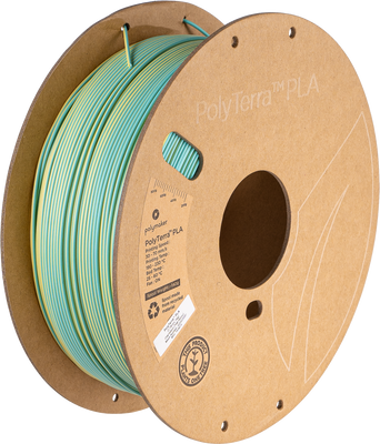 Polymaker PolyTerra™ Dual PLA, Chameleon (Teal-Yellow), 1 кг — філамент, пластик для 3д-друку PA04018 фото