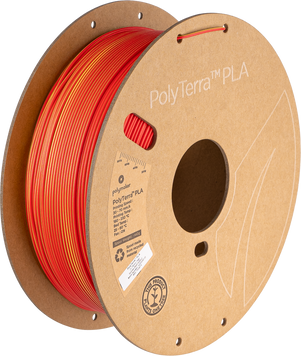 Filament, plastic for 3D printing Polymaker PolyTerra™ Dual PLA, Sunrise (Red-Yellow), 1 kg