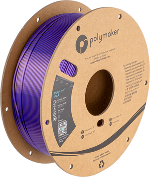 Filament, plastic for 3D printing Polymaker PolyLite™ Dual Silk PLA, Sovereign (Silk Gold / Silk Purple), 1 kg