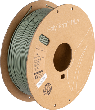 Polymaker PolyTerra™ PLA, Muted Green, 1 кг — зелений філамент, пластик для 3д-друку PA04003 фото