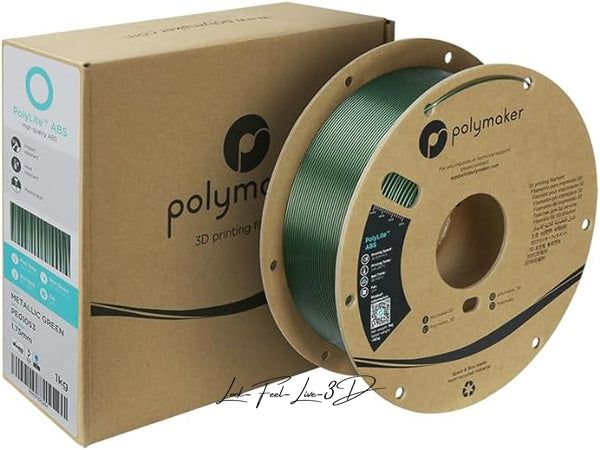 Polymaker PolyLite™ Metallic ABS, Metallic Green, 1 кг — філамент, пластик для 3д-друку PE01053 фото