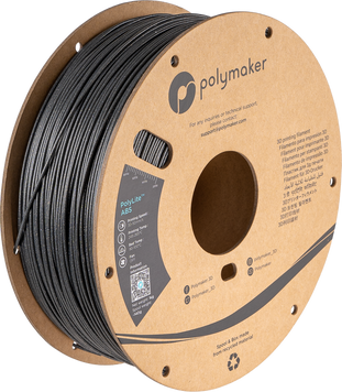 Filament, plastic for 3D printing Polymaker PolyLite™ Galaxy ABS, Galaxy Dark Grey, 1 kg