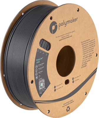 Polymaker PolyLite™ ASA, Dark Grey, 1 кг — філамент, пластик для 3д-друку PF01037 фото