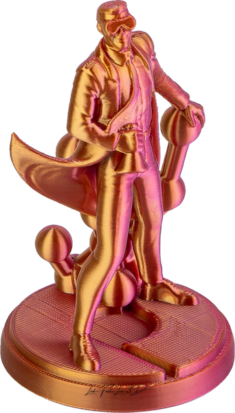 Polymaker PolyLite™ Dual Silk PLA, Banquet (Silk Gold / Silk Magenta), 1 кг — градієнтний філамент, пластик для 3д-друку PA03023 фото