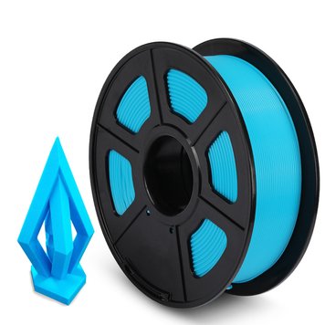 Filament, plastic for 3D printing SUNLU PLA+, Cyan, 1 kg