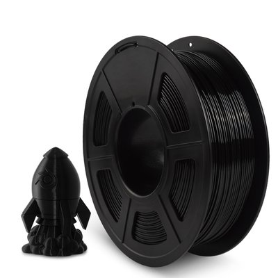 SUNLU PETG, Black, 1 кг — філамент, пластик для 3д-друку SUNLU0081 фото