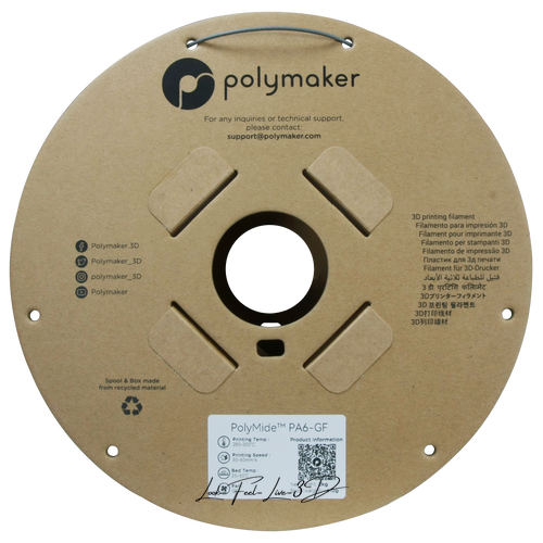 Polymaker PolyMide™ PA6-GF, 2 кг — філамент, високоякісна нейлонова нитка PG02003 фото