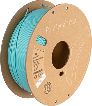 Filament, plastic for 3D printing Polymaker PolyTerra™ PLA, Arctic Teal, 1 kg