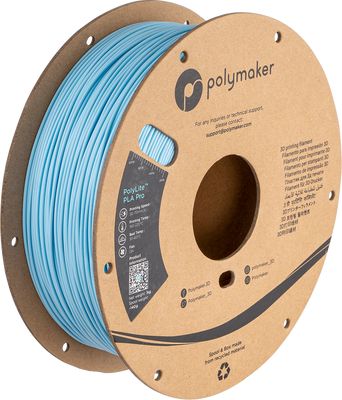 Polymaker PolyLite™ PLA Pro, Light Blue, 1 кг — філамент, пластик для 3д-друку PA07028 фото