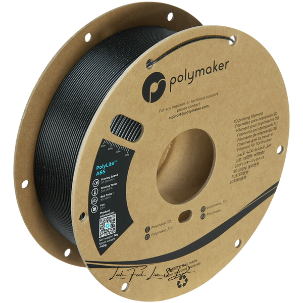 Polymaker PolyLite™ Galaxy ABS, Galaxy Black, 1 кг — філамент, пластик для 3д-друку PE01055 фото