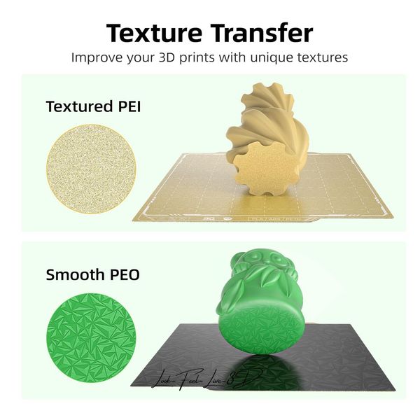 BIGTREETECH Panda PEI Textured/PEO Smooth double-sided plate for Bambu Lab A1 mini 3D printer