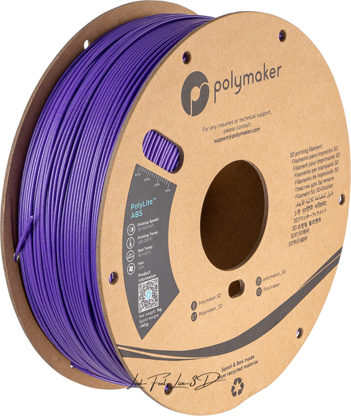 Polymaker PolyLite™ Galaxy ABS, Galaxy Purple, 1 кг — філамент, пластик для 3д-друку PE01036 фото