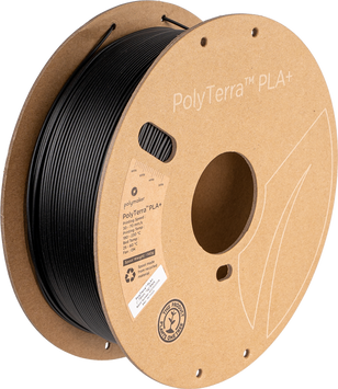 Filament, plastic for 3D printing Polymaker PolyTerra™ PLA+, Black, 1 kg