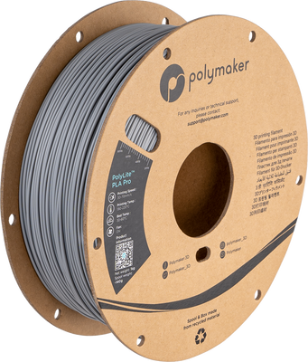 Polymaker PolyLite™ PLA Pro, Grey, 1 кг — філамент, пластик для 3д-друку PA07003 фото