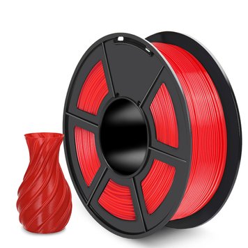 Filament, plastic for 3D printing SUNLU PETG, Red, 1 kg