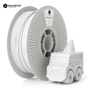 Kexcelled THE K5&trade; PETG Matte White, 1 кг &mdash; білий філамент, пластик для 3д-друку KXL-K5-PETG-M-WHT-1K фото