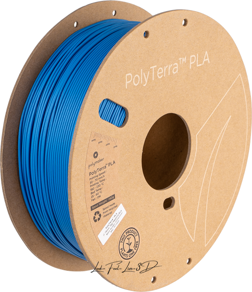 Polymaker PolyTerra™ PLA, Sapphire Blue, 1 кг — філамент, пластик для 3д-друку PM70828 фото