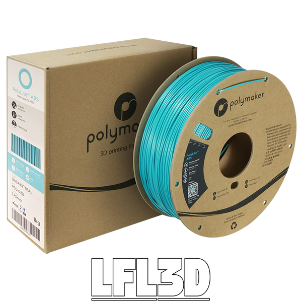 Polymaker&trade; Galaxy ABS, Galaxy Teal, 1 kg PE01038 photo
