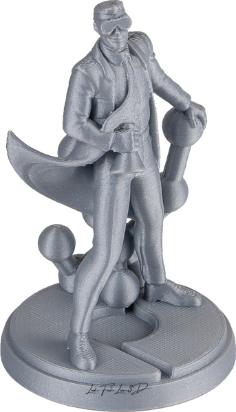 Polymaker PolyLite™ Metallic PLA Pro, Metallic Silver, 1 кг — сріблястий філамент, пластик для 3д-друку PA07007 фото