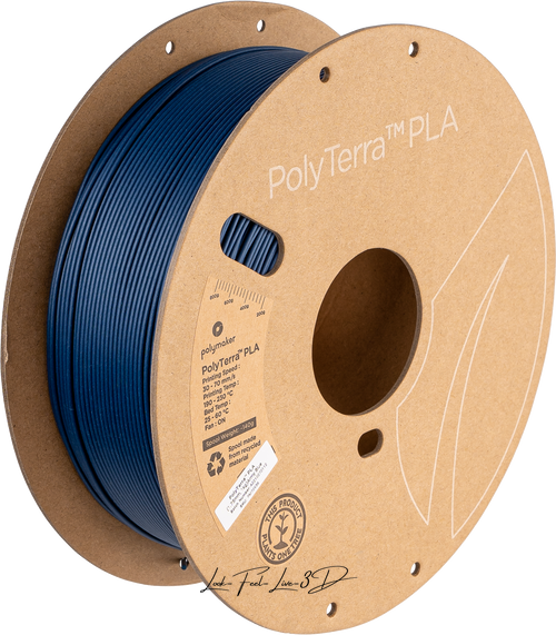 Polymaker PolyTerra™ PLA, Army Blue, 1 кг — філамент, пластик для 3д-друку PM70956 фото