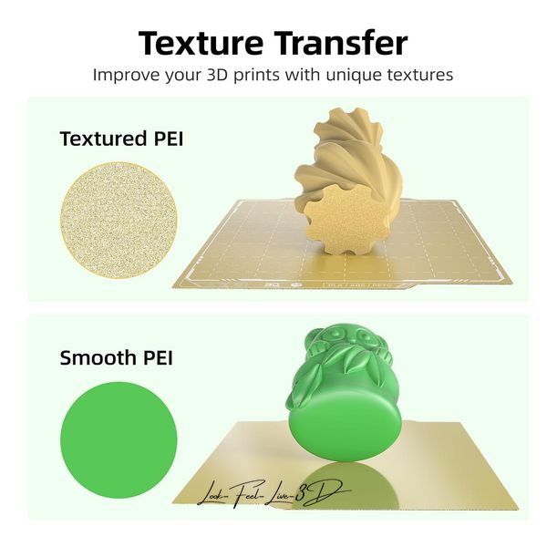 BIGTREETECH Panda PEI Textured/PEI Smooth double-sided plate for Bambu Lab A1 mini 3D printer