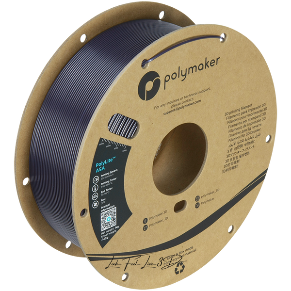 Polymaker PolyLite™ ASA, Dark Purple, 1 кг — філамент, пластик для 3д-друку PF01047 фото