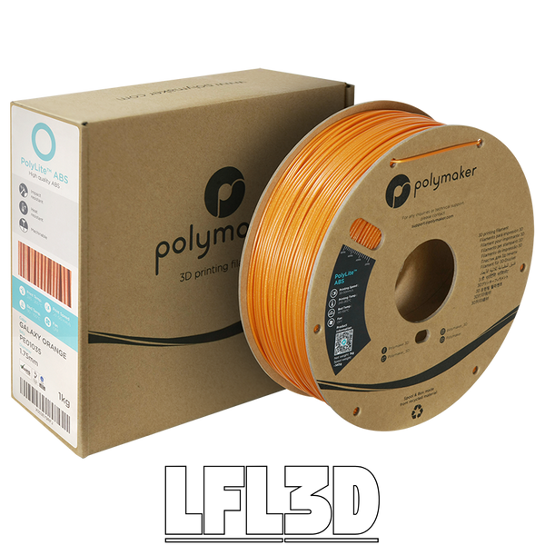 Polymaker&trade; Galaxy ABS, Galaxy Orange, 1 кг &mdash; оранжевий філамент, пластик для 3д-друку PE01035 фото