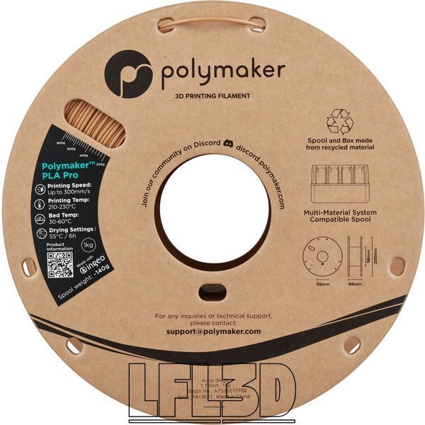 Polymaker&trade; PLA Pro, Army Beige, 1 kg PA13011 photo