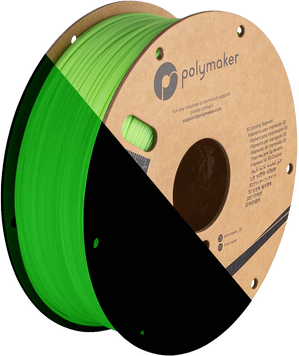 Filament, plastic for 3D printing Polymaker PolyLite™ Luminous PLA, Luminous Green, 1 kg