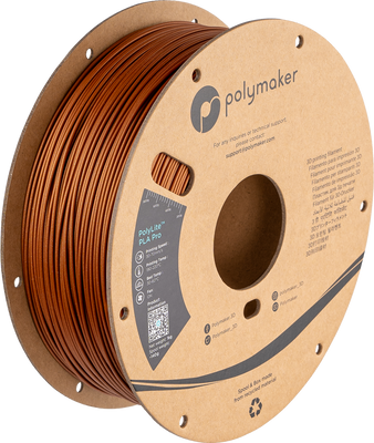 Polymaker PolyLite™ Metallic PLA Pro, Metallic Bronze, 1 кг — бронзовий філамент, пластик для 3д-друку PA07038 фото