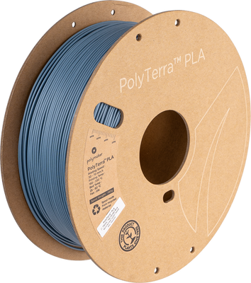 Polymaker PolyTerra™ PLA, Muted Blue, 1 кг — філамент, пластик для 3д-друку PA04004 фото