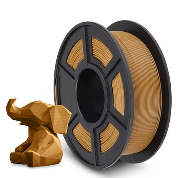 Filament, plastic for 3D printing SUNLU PLA+, Coffee, 1 kg