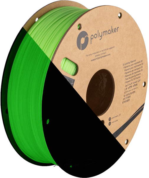 Polymaker PolyLite™ Luminous PLA, Luminous Green, 1 кг — зелений філамент, пластик для 3д-друку PA02091 фото