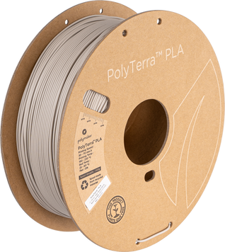 Filament, plastic for 3D printing Polymaker PolyTerra™ PLA, Muted White, 1 kg