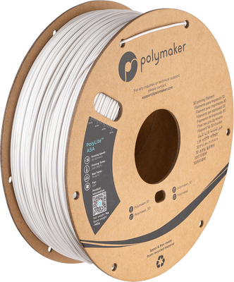 Polymaker PolyLite™ ASA, White, 1 кг — філамент, пластик для 3д-друку PF01002 фото