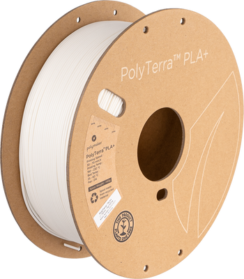 Polymaker PolyTerra™ PLA+, White, 1 кг — філамент, пластик для 3д-друку PM70946 фото