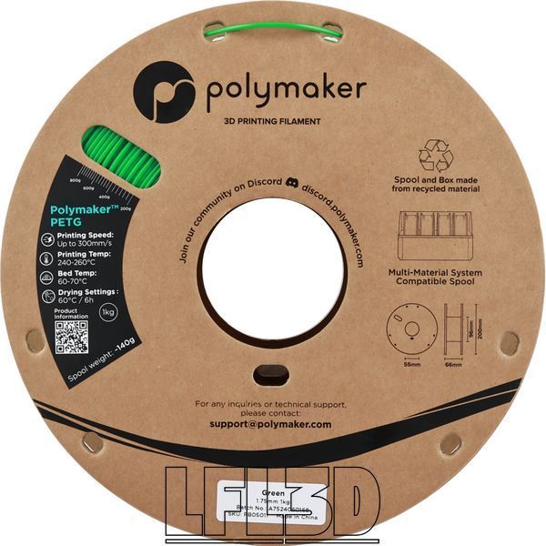 Polymaker&trade; PETG Green PB05011 photo