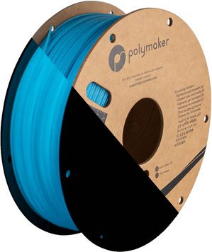 Filament, plastic for 3D printing Polymaker PolyLite™ Luminous PLA, Luminous Blue, 1 kg