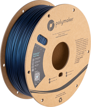 Filament, plastic for 3D printing Polymaker PolyLite™ Metallic PLA Pro, Metallic Blue, 1 kg