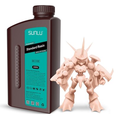 SUNLU Standard Resin, Beige, 1 кг — смола для фотополімерного 3д-друку SUNLU0188 фото
