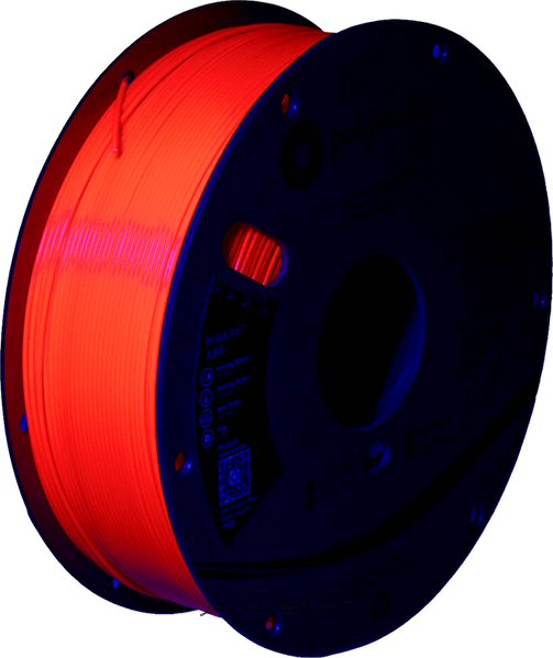 Polymaker PolyLite™ Neon ABS, Neon Orange, 1 кг — філамент, пластик для 3д-друку PE01049 фото